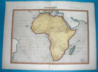 1837 Giant Map Africa South Africa Tanzania Kenia Egypt Morocco Nigeria