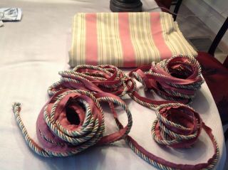 Mackenzie Childs Fabric and Coordinating Cording 5