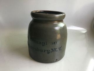 Vintage Donaghho Stonewere Pottery Jar Jug - Parkersburg West Virginia