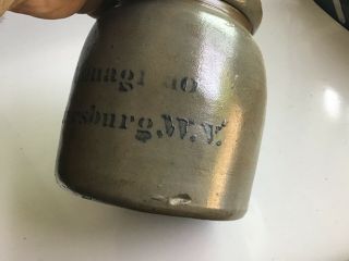 Vintage Donaghho Stonewere Pottery Jar Jug - Parkersburg West Virginia 3