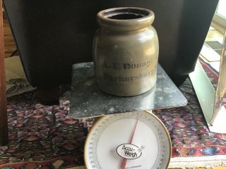 Vintage Donaghho Stonewere Pottery Jar Jug - Parkersburg West Virginia 9