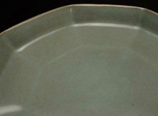 Chinese Song Dynasty Celadon Plate Dish / W 16.  7[cm] Ming Qing Bowl 6