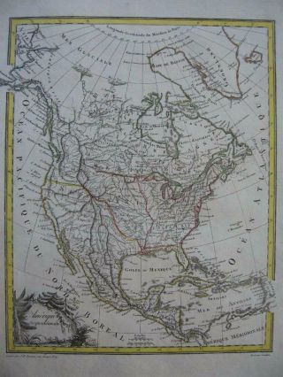 Lapie 1812 - Map North America