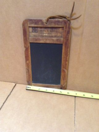 Antique Santa Fe Railroad Double - Sided Slate Chalkboard 5