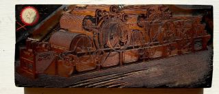 19thC Davis & Furber Machine Co North Andover Ma Antique Letterpress Blocks 4