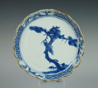 Good Late Ming Chinese Porcelain Dish,  Tianqi Or Chongzhen,  Shonsui Style