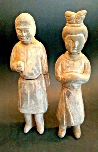 Ancient Han Dynasty Figures - China - Circa 206 Bc To 220 Ad