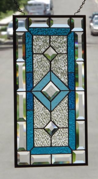 •after The Storm •2 Panels Available Beveled Stained Glass Window Panel •