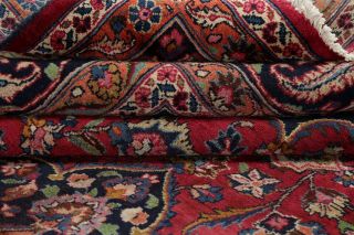 Traditional Floral Oriental Area Rug Wool Handmade Medallion Carpet 10 x 12 7