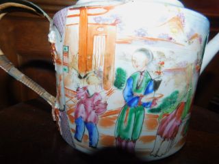 ANTIQUE 18th century CHINESE EXPORT PORCELAIN TEAPOT 2