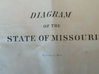 Robert E.  Lee ' s St.  Louis Harbor map of 1837.  Plus1838 Diagram map of Mo. 8