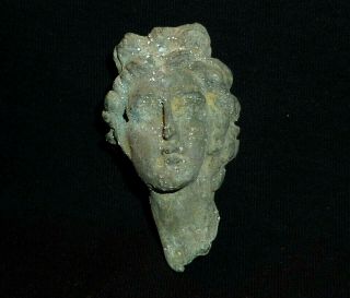 Roman Ancient Bust Of Goddess Diana - Statuette - Circa 100 - 300 Ad - 957