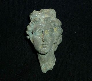 ROMAN Ancient BUST of Goddess DIANA - Statuette - Circa 100 - 300 AD - 957 2