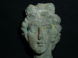 ROMAN Ancient BUST of Goddess DIANA - Statuette - Circa 100 - 300 AD - 957 3