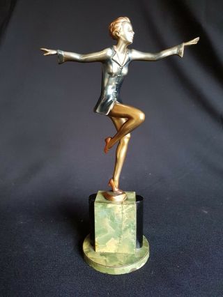 Art Deco Lady Figure Lorenzl