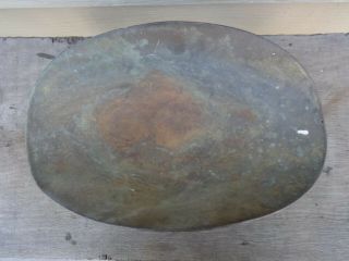 Antique Brass Scale Pan Scoop Dish 18 
