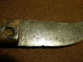 Fur Trade Era Indian Dag Knife Plains Lakota Sioux Forged Blade Skinner 1840 6