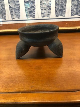 MLC s3297 Pre Columbian Chupicuaro Tripod OLD Pot Pottery Mesoamerican 2