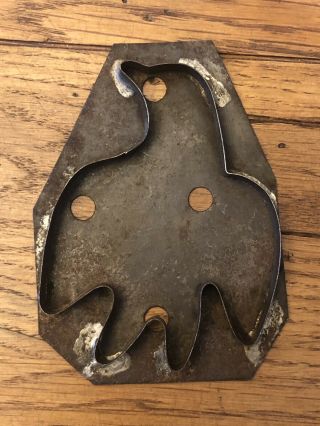 Old Antique Americana Tin And Solder Large Eagle Bird Cookie Cutter