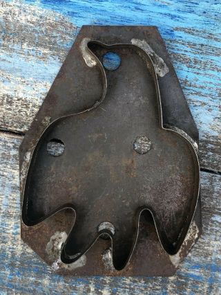Old Antique Americana Tin and Solder Large Eagle Bird Cookie Cutter 3