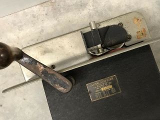 Antique Business Machine Lightning Letter Opener Bircher Co.  H 8805 1915 8
