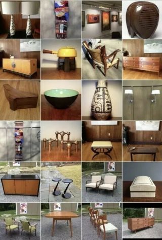 PAIR vintage Danish Modern Side / End Tables MID CENTURY MODERN 50s 60s Walnut 7