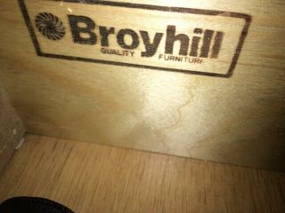 Broyhill White Dresser And Nightstand -.