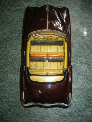Rare Electro mobile 1950 Cadillac BIG Japan Tin Car Nomura battery TINPLATE TOY 10