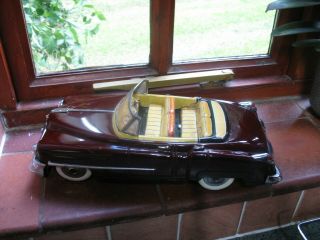 Rare Electro mobile 1950 Cadillac BIG Japan Tin Car Nomura battery TINPLATE TOY 12