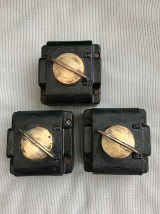 Vintage Crabtree Saturn Switch’s