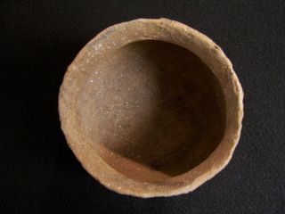 SOLID AUTHENTIC CA 1250 - 1450 AD ILLINOIS MISSISSIPPIAN POTTERY JAR 3