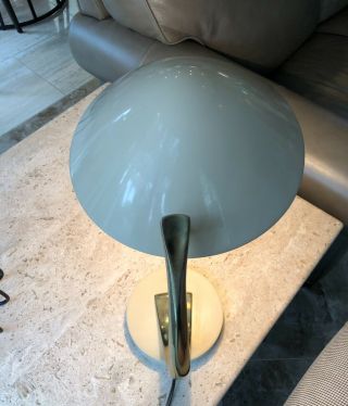 Vintage Laurel Lamp Flying Saucer Table Desk Lamp MCM Mid Century Modern 10