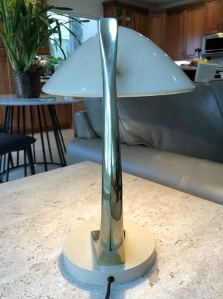 Vintage Laurel Lamp Flying Saucer Table Desk Lamp MCM Mid Century Modern 7