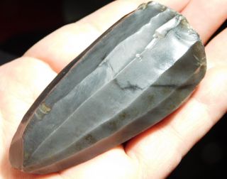 A 100 Authentic Pre Columbian Obsidian Core Artifact From Mexico 136gr