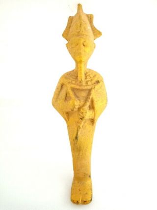 Osiris Copper Statue Figurine Ancient Egypt Antiquities Mythological Sculpture