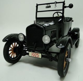 A Ford Sport Model T 1 Vintage Antique Car 12 Classic 24 Carousel Black Metal 18 7