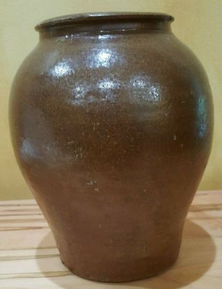Edgefield pottery Southern stoneware Pottersville crock 10