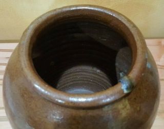 Edgefield pottery Southern stoneware Pottersville crock 8