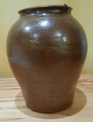 Edgefield pottery Southern stoneware Pottersville crock 9