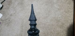 5 Large Vintage Witches Hat Torch Outdoor Lights Sconce Cast Aluminum 35 