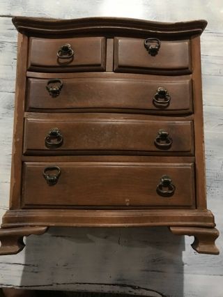 Tell City Chair Co.  Salesman Sample Miniature Chippendale Chest Of Drawers