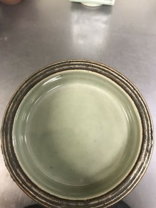 Chinese Antique LongQuan Green Glaze Dragon Vase 10