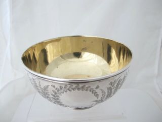 Victorian silver bowl George Adams London 1877 2