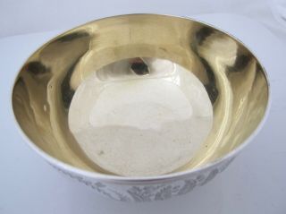 Victorian silver bowl George Adams London 1877 6