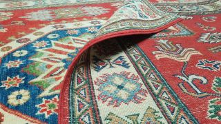 7 ' 8x5 ' 8 Afghan Kazak Serapi Wool Carpet Rug Antique Persian Heriz Area Rug 7477 10