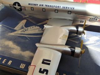 MILITARY AIR TRANSPORT SERVICE USAF WIANDOTTE TOY AIRPLANE IN THE BOX 10