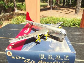 MILITARY AIR TRANSPORT SERVICE USAF WIANDOTTE TOY AIRPLANE IN THE BOX 3