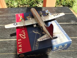 MILITARY AIR TRANSPORT SERVICE USAF WIANDOTTE TOY AIRPLANE IN THE BOX 8