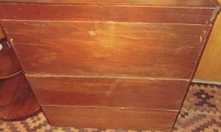 ANTIQUE GLOBE WERNICKE BARRISTER BOOKCASE 3 STACK TOP,  & BASE GLASS & MAHOGANY 12