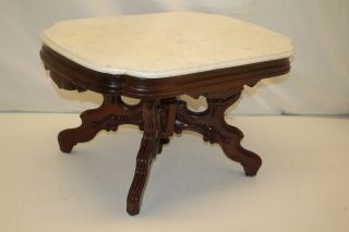 Antique Victorian Marble Coffee Table With An Exceptional Base,  Circa 1890 